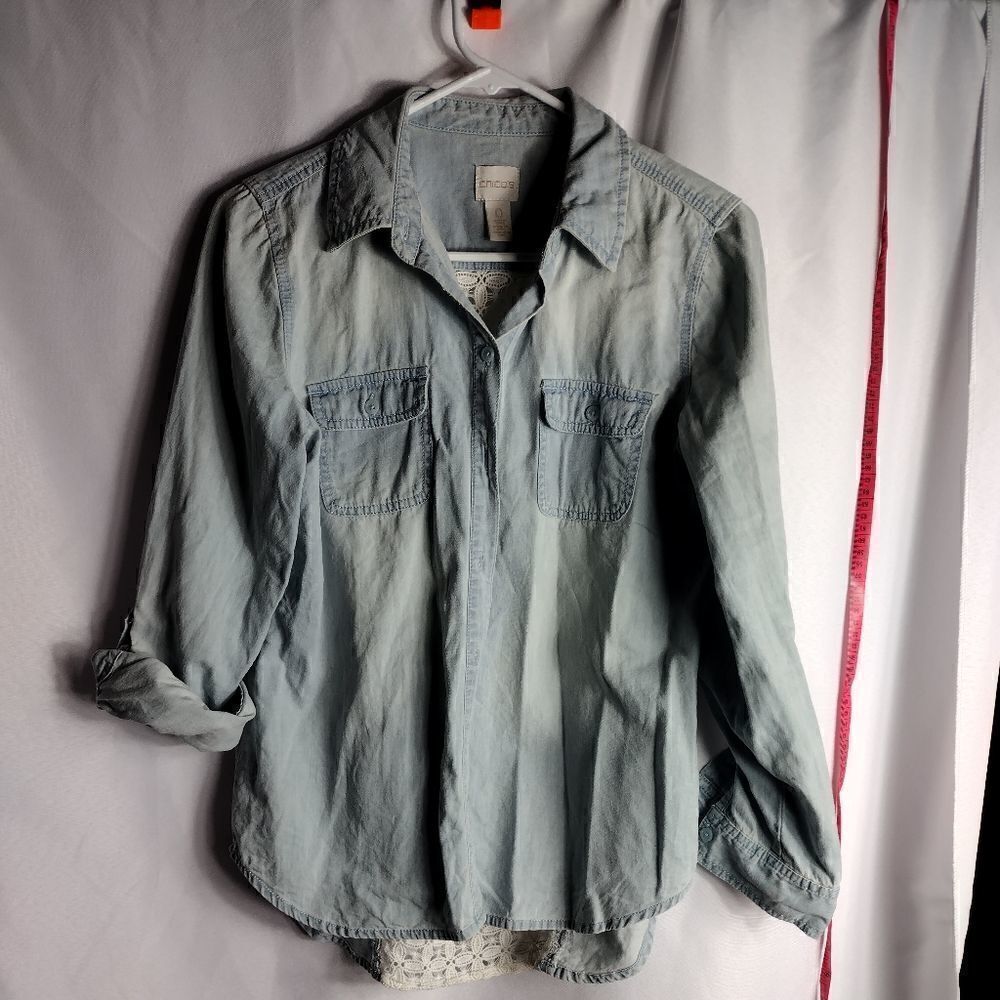 Chico's denim shirt